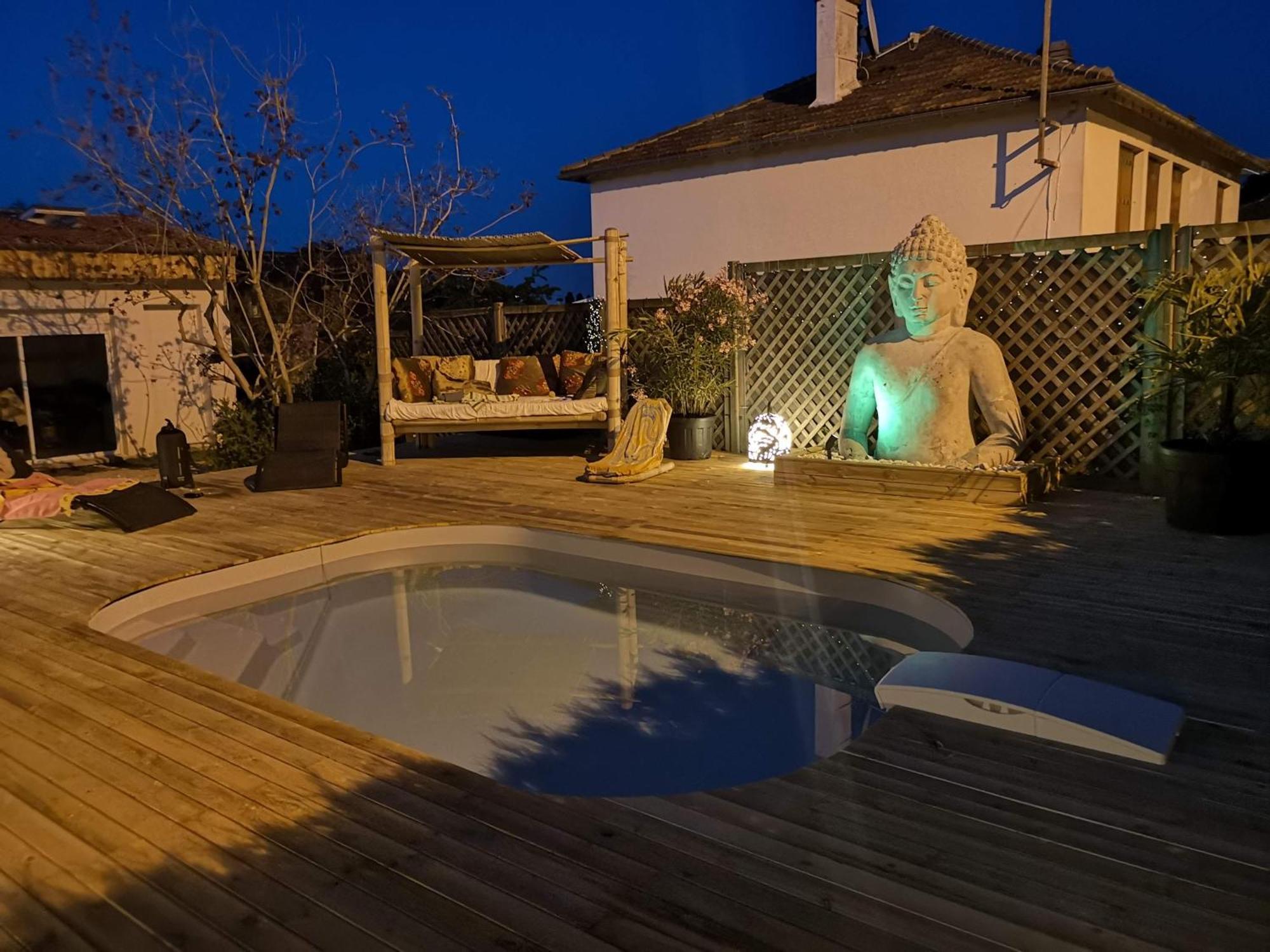 La Serenite Balinaise, Chambre Et Sdb Privee, Jardin , Piscine Et Jacuzzi En Saison, Pres De Chantilly, Parc Asterix Et Cdg Et Paris En 20' 奥利拉维勒 外观 照片