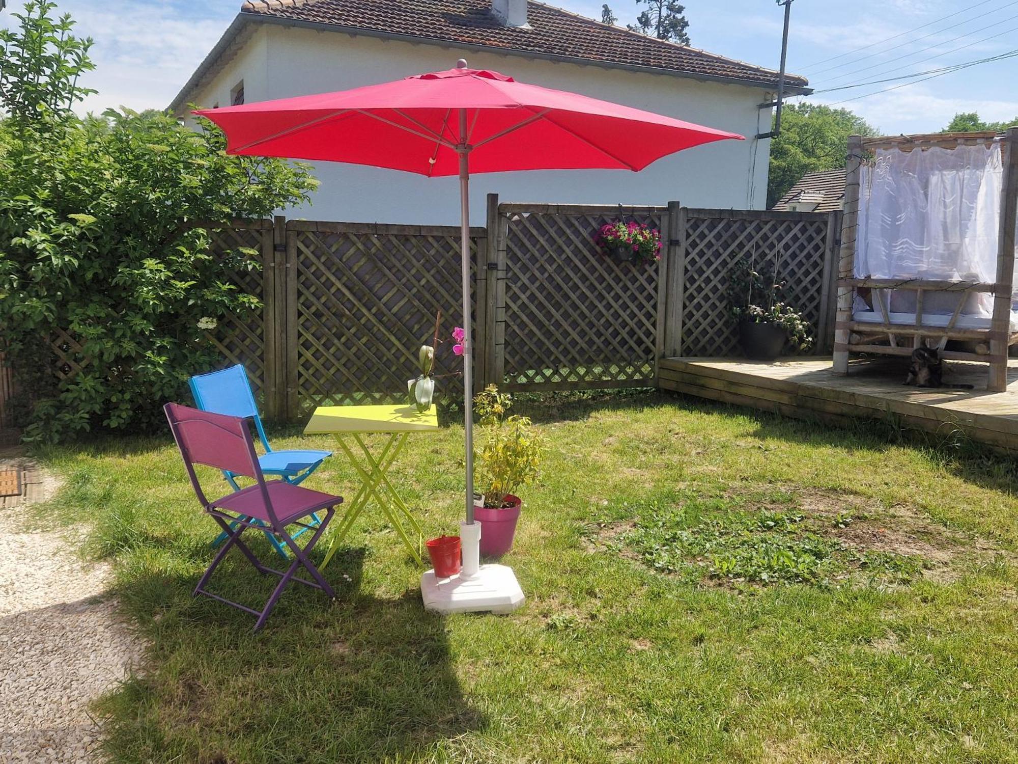 La Serenite Balinaise, Chambre Et Sdb Privee, Jardin , Piscine Et Jacuzzi En Saison, Pres De Chantilly, Parc Asterix Et Cdg Et Paris En 20' 奥利拉维勒 外观 照片