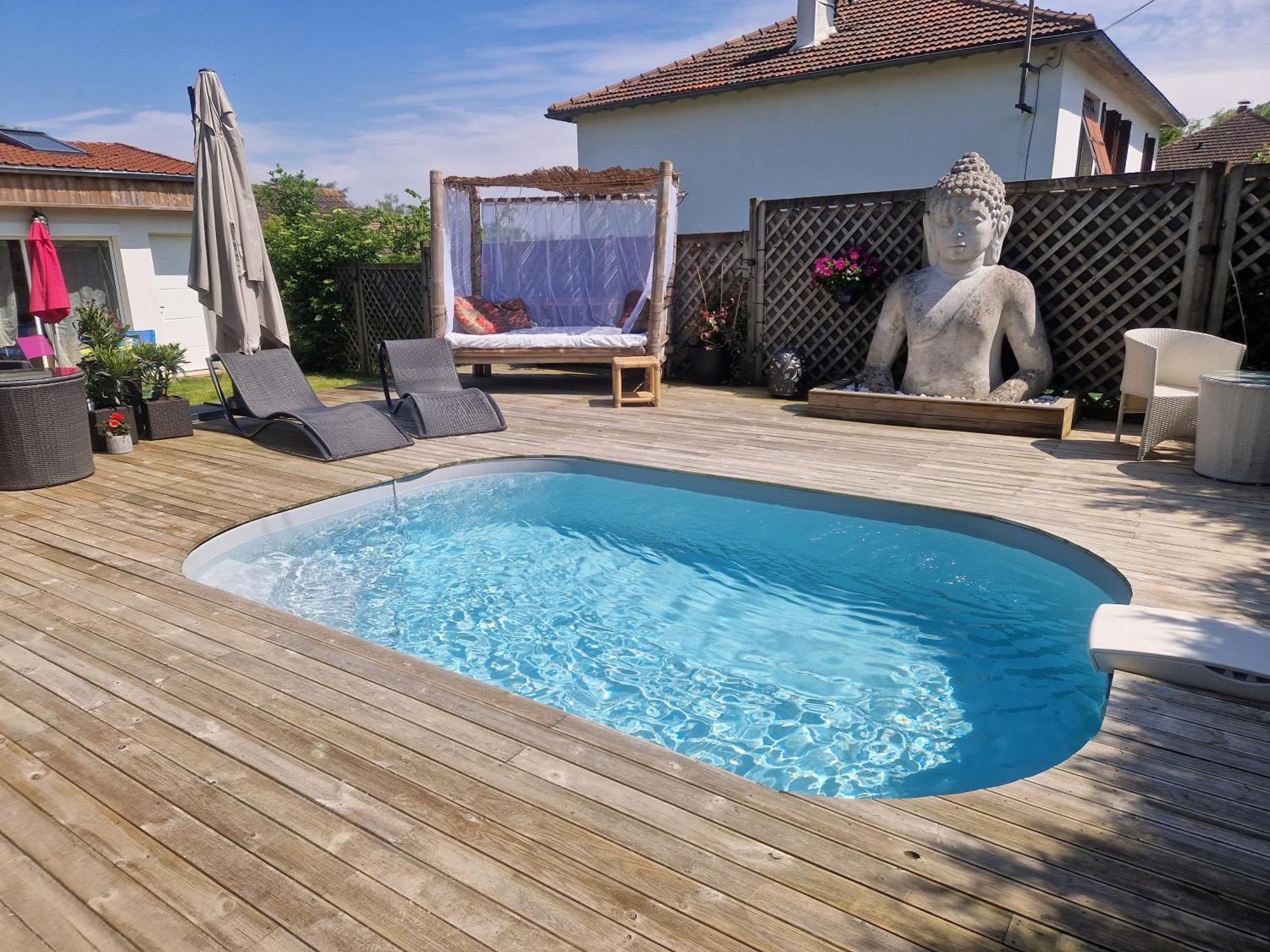 La Serenite Balinaise, Chambre Et Sdb Privee, Jardin , Piscine Et Jacuzzi En Saison, Pres De Chantilly, Parc Asterix Et Cdg Et Paris En 20' 奥利拉维勒 外观 照片