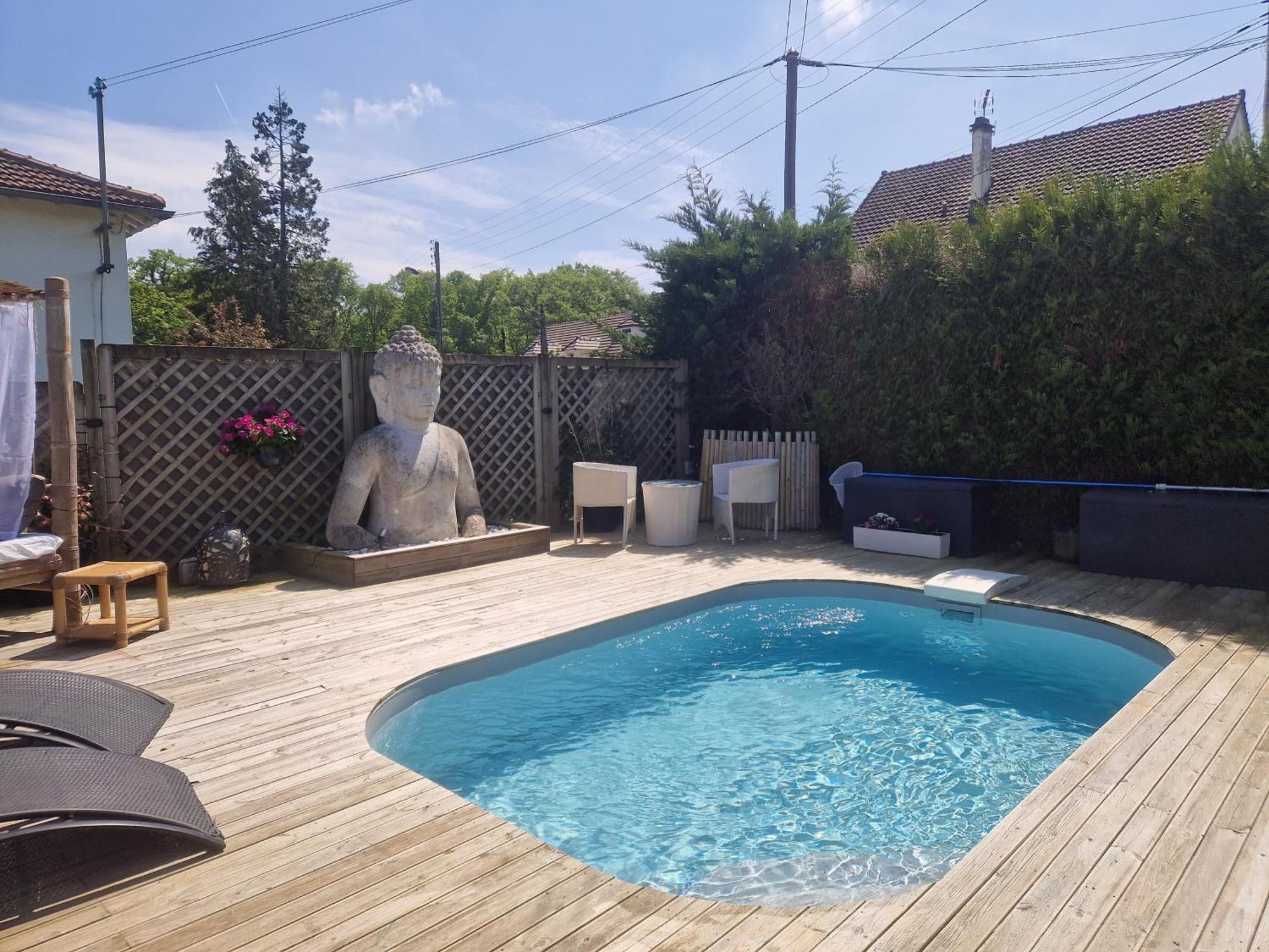 La Serenite Balinaise, Chambre Et Sdb Privee, Jardin , Piscine Et Jacuzzi En Saison, Pres De Chantilly, Parc Asterix Et Cdg Et Paris En 20' 奥利拉维勒 外观 照片